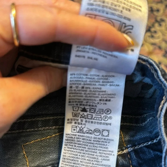 Levi's Men's 505 34x34Original Straight Fit Jeans - Euc - Picture 4 of 4